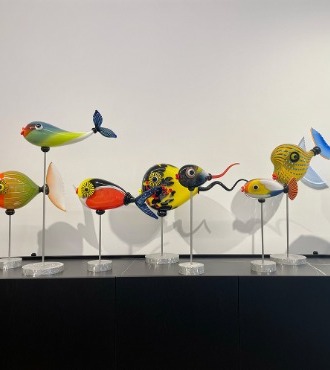 Fish - Sculptures en verre soufflé