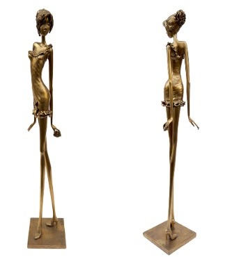 Julie - 100 cm - Sculpture en bronze