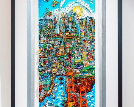 Shakin' and Bakin' in San Francisco - 115 x 69 cm - Sérigraphie 3D