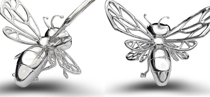 Bee - polished stainless steel - 24"inch