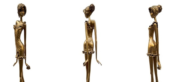 Julie - 39" - Bronze sculpture,