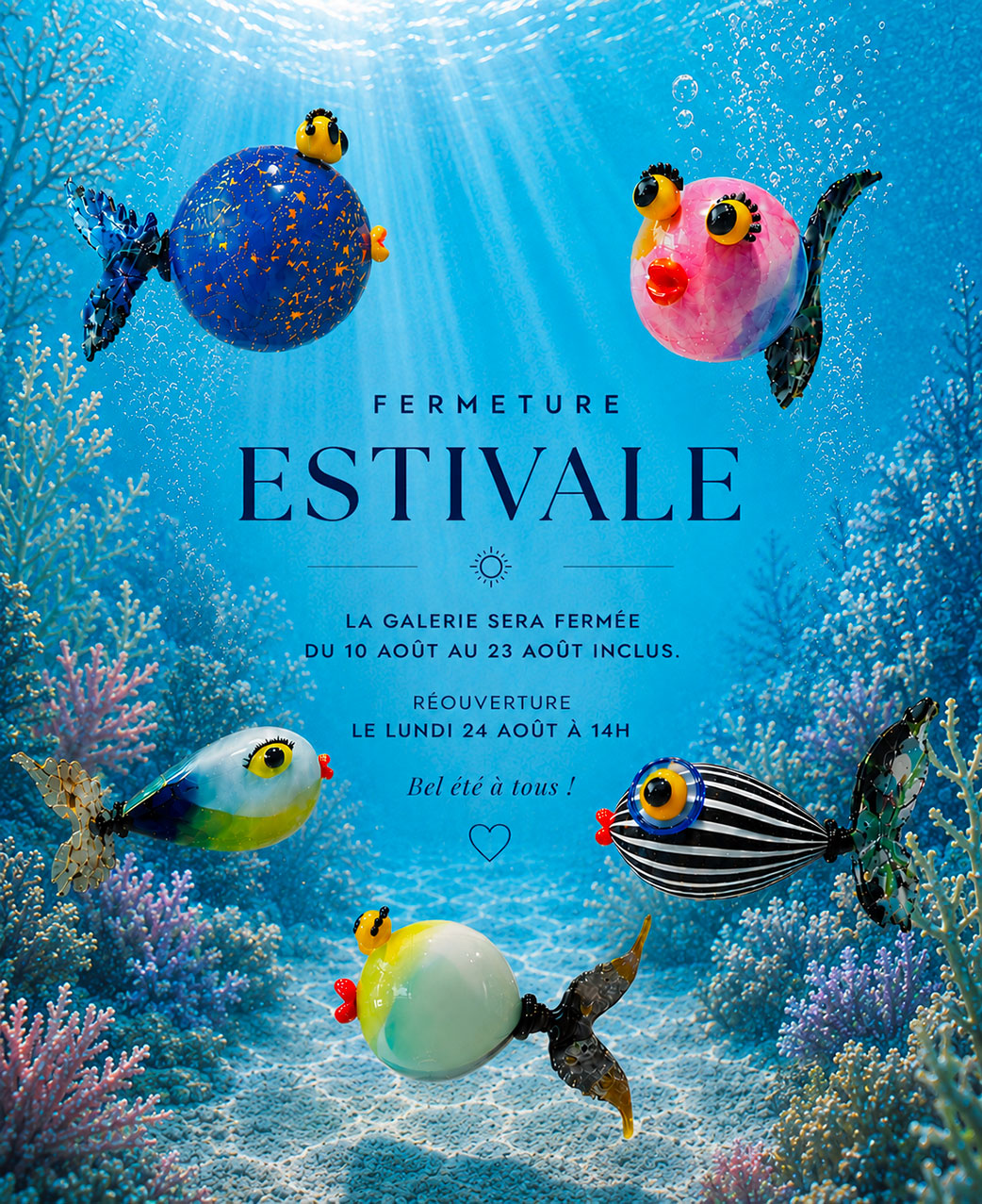 FERMETURE ESTIVALE