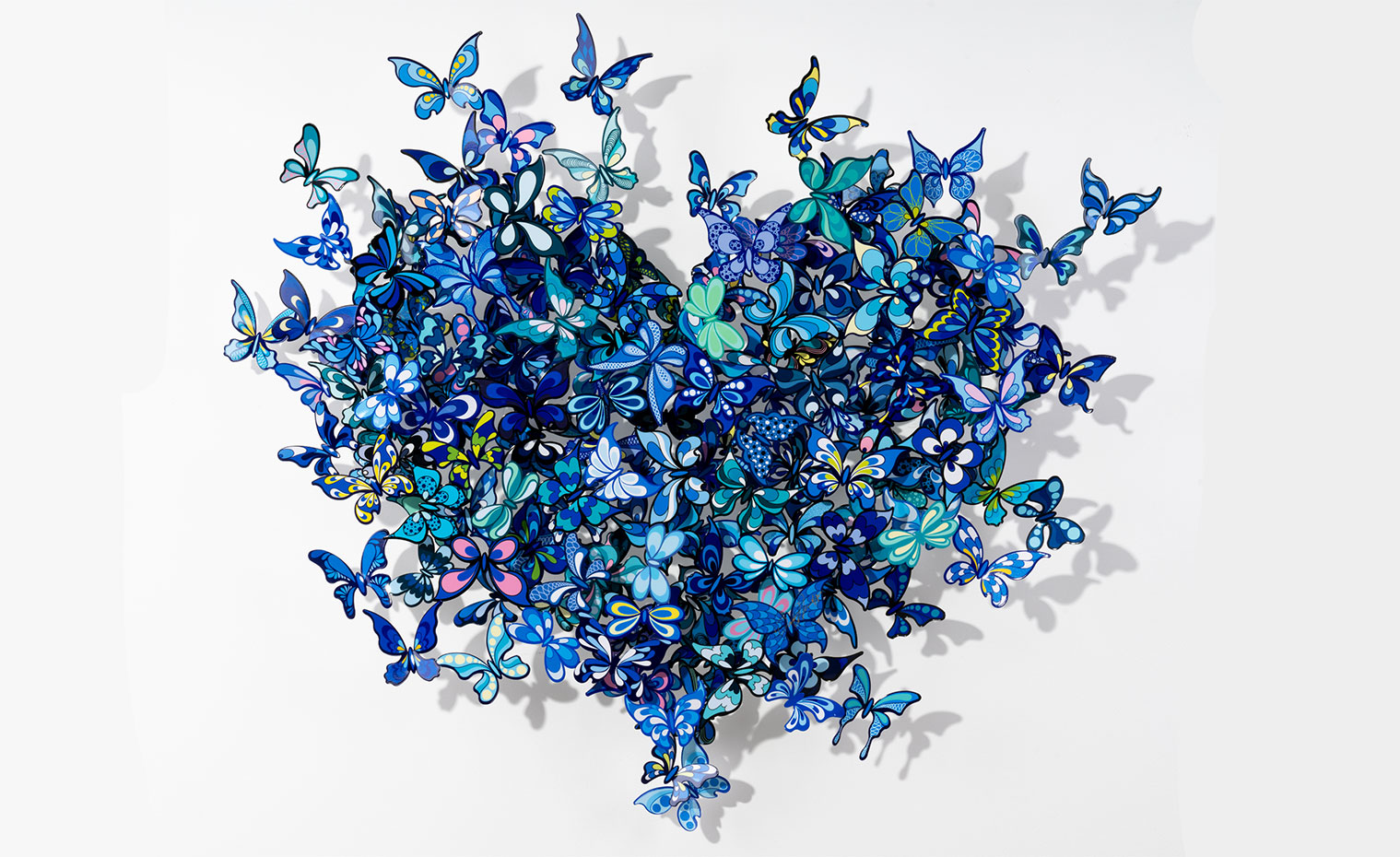 My heart is all a flutter - blue sky
