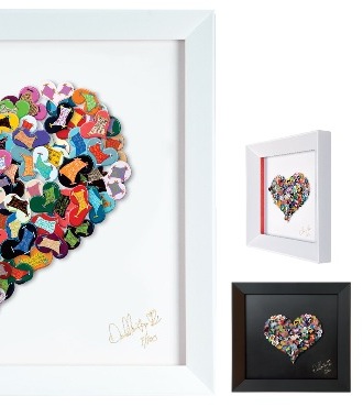 Song in my heart - 35 x 38 cm - Oeuvre sur papier en 3D