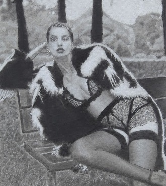 Tatiana - 18,3" x 24" - Work on paper