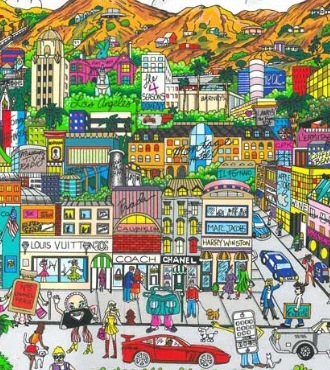 You are going to Hollywood - 74 x 39 cm - Sérigraphie 3D