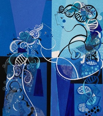 Un rêve devenu réalité - 24 x 30 cm – Laque sur aluminium