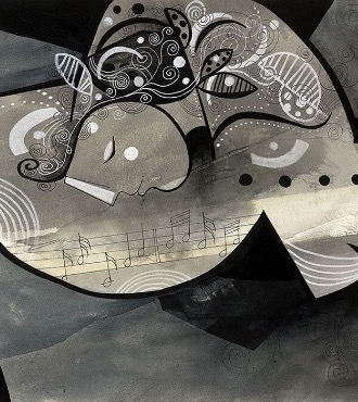 L’amour indéfinissable - 120 x 40 cm – Laque sur aluminium