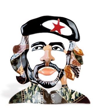 Che Guevara - 60 x 55 x 32 cm – Sculpture en bronze