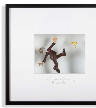 Freudian slip - 72 x 67 x 19 cm - Shadow box