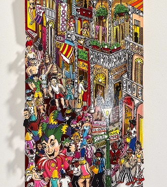 Return, rebuild, re New Orléans - 38 x 13 cm - Sérigraphie 3D