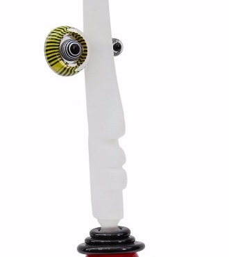 Le passeur - Glass sculpture - H 21"