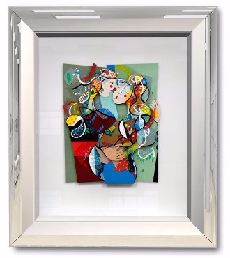 L'unité des sens - 8,2" x 11" - Work on paper 3D