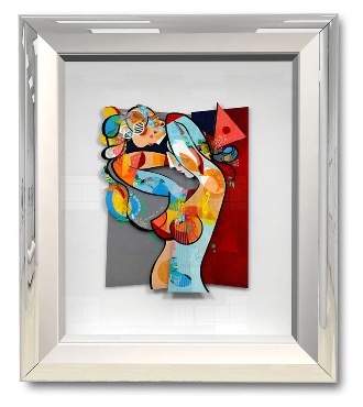 La mariée du ciel - 8,2" x 11" - Work on paper 3D