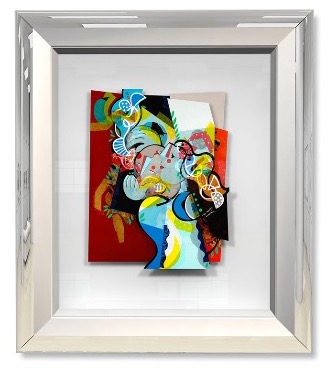 Les mondes inversés - 8,2" x 11" - Work on paper 3D