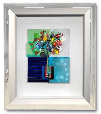 Les senteurs du paradis - 8,2" x 11" - Work on paper 3D