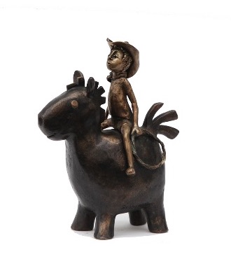 Billy - 20 cm - Sculpture en bronze
