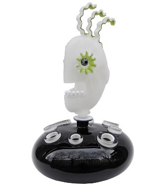 Squeletor - Glass sculpture - 17"