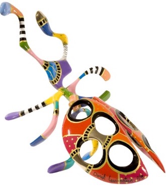 Lady Bug - 41 x 38 x 24 cm - Sculpture en bronze