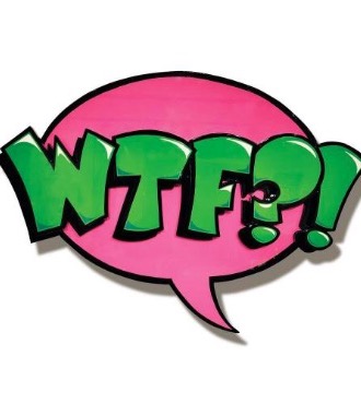 Wtf - 70 x 100 cm - Sculpture murale 3D métal découpée au laser