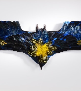 Gotham - 47" x 31" - Plumes and drawing