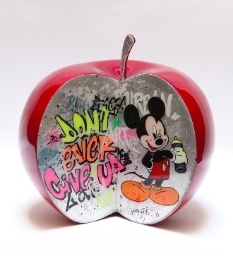 Mickey's graffiti - SOLD OUT - 23 cm - Sculpture en céramique