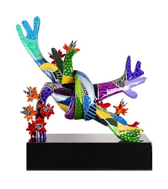 Cactus Trio - 89 x 87 x 42 cm - Sculpture en aluminium