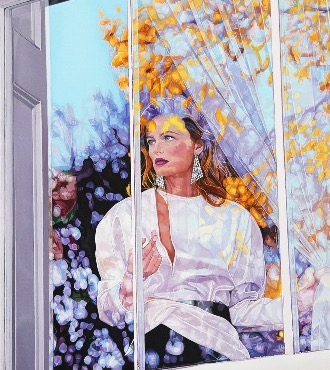 Un printemps pour Odéssa - 100 x 81 cm - Huile sur toile