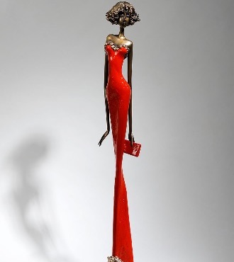 Carla - SOLD OUT - 98 cm - Sculpture en bronze