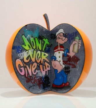 Don't ever give up - SOLD OUT - 22 cm - Sculpture en céramique