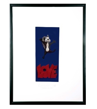 Falling in love - 72 x 55 cm - Shadow Box