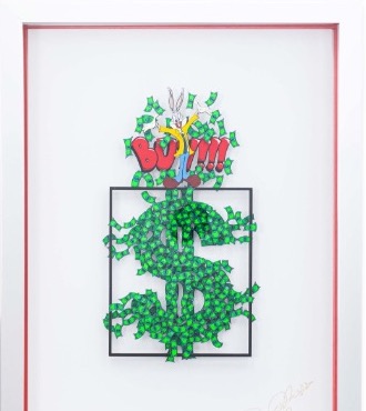 Thinking outside the box - Buy - 53 x 38 cm - papercut 3D