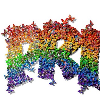 Pride - 94 x 198 cm - Sculpture murale 3D métal découpée au laser