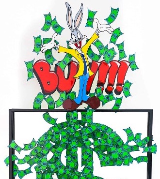 Thinking outside the box - Buy - 85 x 51 cm - Sculpture murale 3D métal découpée au laser