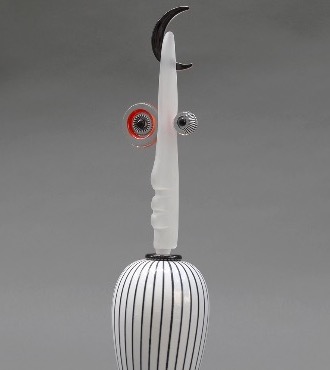Le Dandy - Glass sculpture - 18"