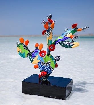 Dessert Blossom - 89 x 89 x 63 cm - Sculpture en aluminium