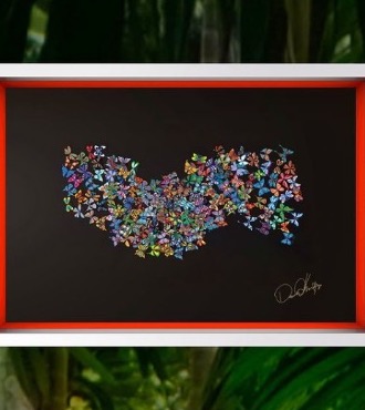 Passing with flying colors - 50 x 35  cm - Oeuvre sur papier en 3D