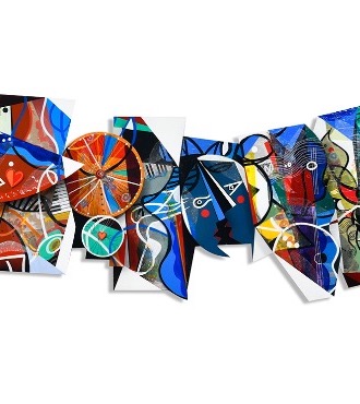 Tu es le Si de ma vie - 170 x 50 x 15 cm - Oeuvre sur bois