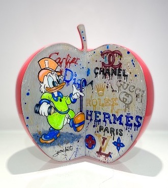 Donald & Luxury - 18 cm - Sculpture en résine