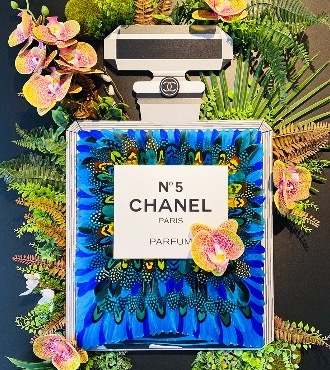 Eau de vie - 39" x 27,5" - Plumes and drawing