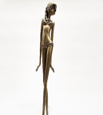 Julia - 39" - Bronze sculpture,