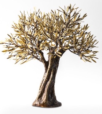 Achilles - 55 x 50 x 30 cm - Sculpture en bronze