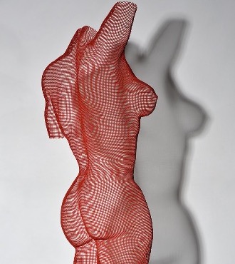 Angeline - H 89 cm - Sculpture en métal