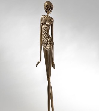 Mercedes - 100 cm - Sculpture en bronze