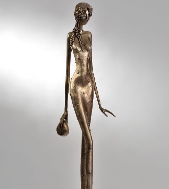 Jemma - 171 cm - Sculpture en bronze