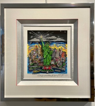 Liberty and Justice for All - 28 x 30 cm - Sérigraphie 3D