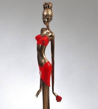 Iness - 39" - Bronze sculpture,