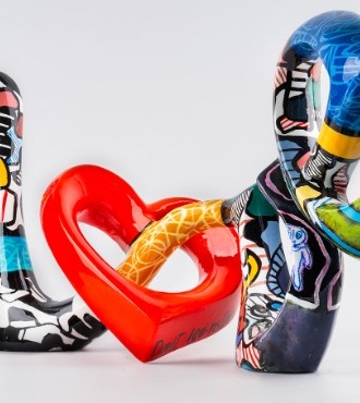 I love Dubuffet - 20"- free standing sculpture