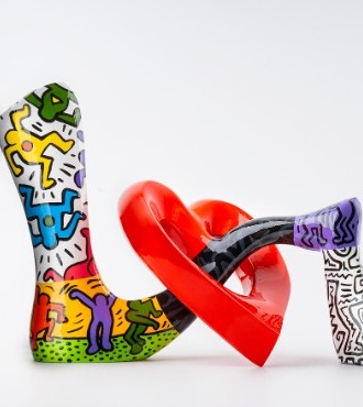 I love Keith Haring - 20"- free standing sculpture