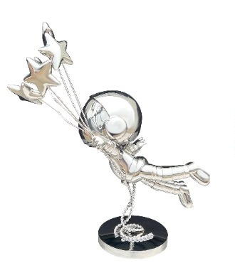 Flying Stars - polished stainless steel - 27,5" inch